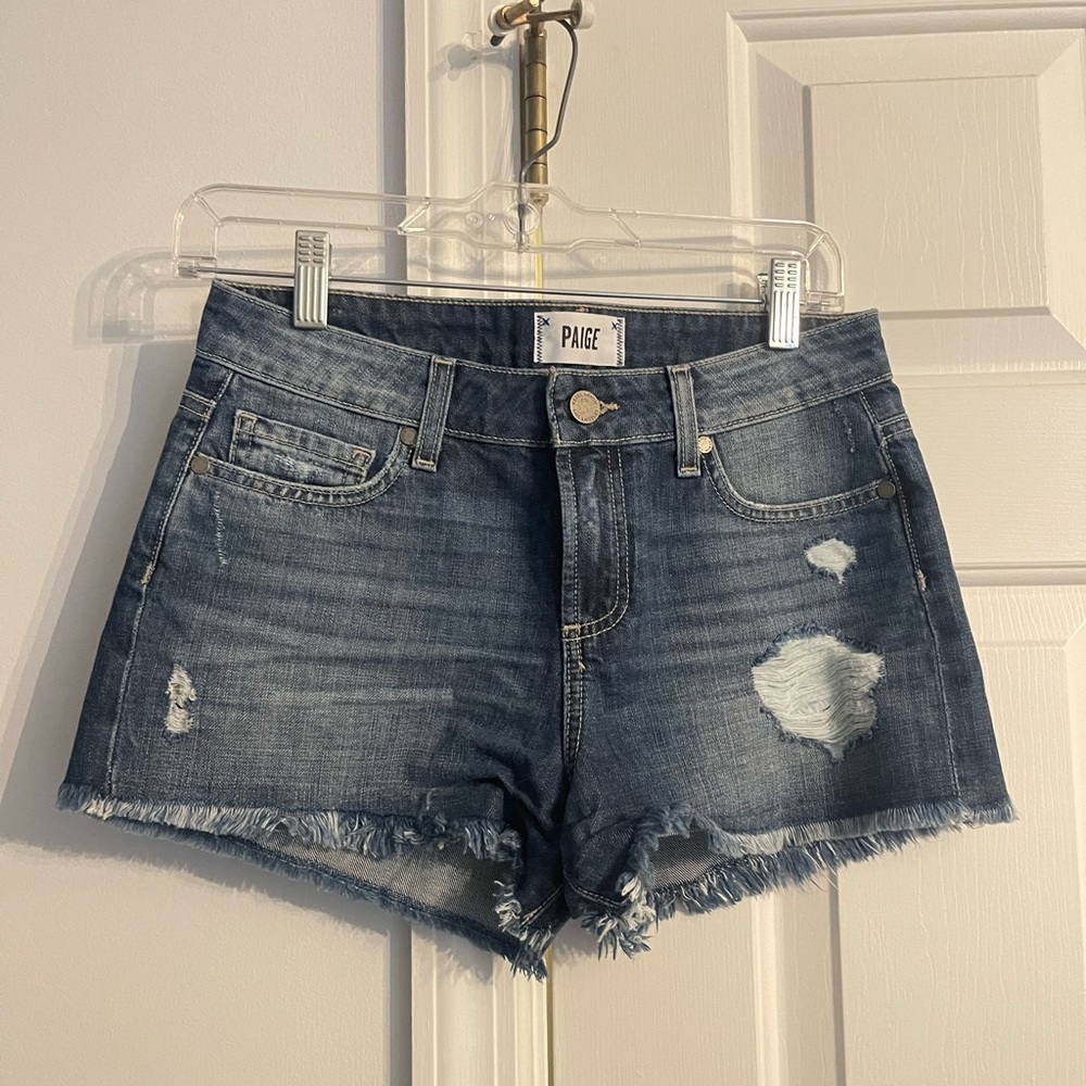 Paige jean shorts / size 25